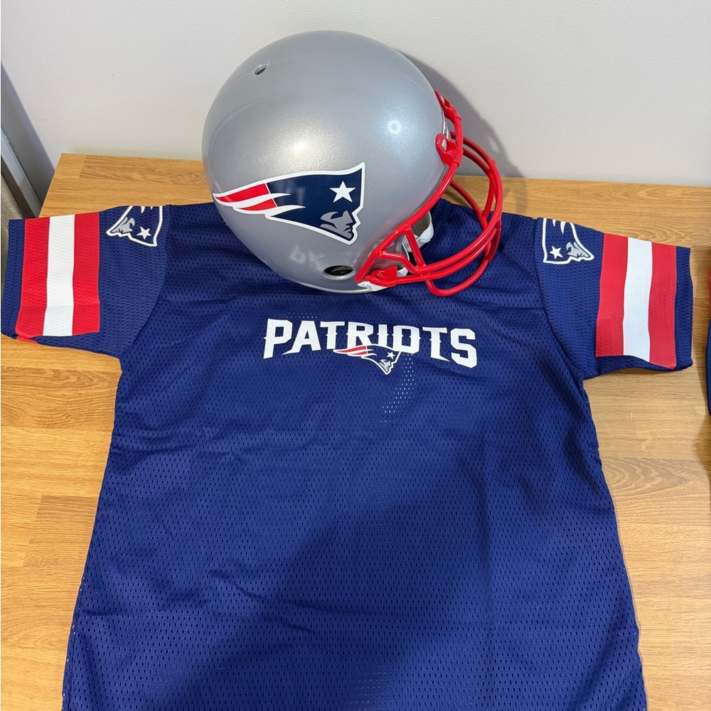 New England Patriots Jersey, pants and Helmet Set